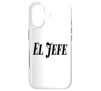 El Jefe The Boss Bold Grand Noir Texte Graphique Coque pour iPhone 17