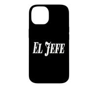 El Jefe The Boss Bold Large White Texte Graphique Coque pour iPhone 14