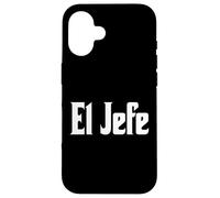 El Jefe The Boss Cool Design Latin Espagnol Call Me El Jefe Coque pour iPhone 16