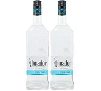 El Jimador - Tequila Blanco - Tequila Mexicaine Authentique - Fermentation Naturelle - Notes Délicates d'Agave Cuit et d'Agrumes - Idéale pour Cocktails Rafraichissants - 38% vol - 70 cl (Lot de 2)