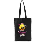 El Kraken Sac fourre-tout en coton bio épais avec message drôle, design original amusant, shopping d'épaule 38 x 42 cm, soufflet, poignées longues, tissu résistant 10 kg, Tuez-moi les