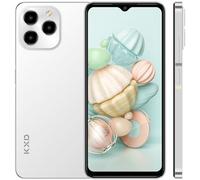 EL KXD A07 Smartphone Pas Cher Écran 6.52" HD+, 8Go+128Go/ TF 256Go, Octa Core, 4500mAh, 13MP+8MP, Android 12 4G Dual SIM Téléphone Portable debloqué, Fingerprint/Face ID/GPS/WiFi/Type C-Blanc