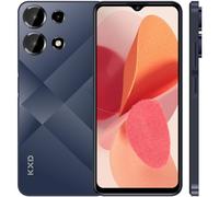 EL KXD A10 Téléphone Portable debloqué 8Go+128Go/ TF 256Go, Écran 6.6" HD+, Octa Core, 4500mAh, 13MP+8MP, Android 13 4G Smartphone Pas Cher Dual SIM, Fingerprint/Face ID/GPS/WiFi/Type C-Bleu