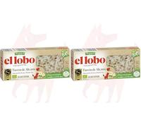 EL LOBO - Nougat d'Alicante 100% BIO 200g, "All Natural", Supreme Quality, Ingrédients naturels, Texture Croquante, Qualité Suprême, Ecofriendly, Gluten Free, Éco-responsable, Sans gluten. (Lot de 2)