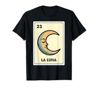 El Luna Mexican Moon Carte de Bingo Mexicaine Chicana Chibi T-Shirt