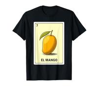 El Mango Latina The Mango Slang Chicano Carte de bingo mexicaine T-Shirt