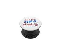 El Mejor Abuelo Del Mundo Hispanic Grandpa Proud Abuelito PopSockets PopGrip Adhésif