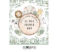 El meu primer any. Petits grans moments.: Regal àlbum de fotos per a nadó recent nascut, amb els records, fites i assoliments més memorables del primer any de vida. Fotos de mida estàndard 10x15.