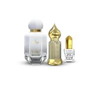 El Nabil Coffret Prestige Musc Blanc Spray 65ml + 12ml Parfum + 5ml Roll On Extrait De Parfum