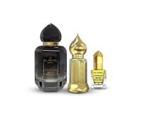 El Nabil Coffret Prestige Musc Halima Spray 65ml + 12ml Parfum + 5ml Roll On Extrait De Parfum