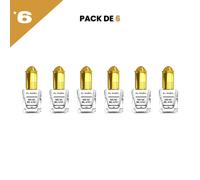 el Nabil - Musc Blanc - Parfum Concentré Sans Alcool 12*5ml, 6*5ml