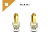 el Nabil - Musc Coco - Parfum Concentré Sans Alcool 12*5ml, 2*5ml