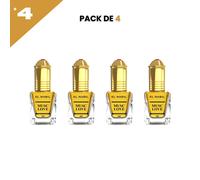 el Nabil - Musc Love - Parfum Concentré Sans Alcool, 4*5ml