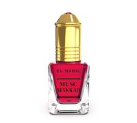 EL NABIL Musc Makkah 5ML Extrait de parfum sans alcool Unisexe,Notes Fraise, framboise