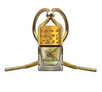 EL NABIL Musc Sicile Désodorisant de voiture élégant avec bois - Diffuseur - Parfum de voiture de qualité supérieure - Avec huiles essentielles - 6 ml