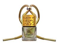 EL NABIL Musc Tropical Désodorisant de voiture élégant avec bois - Diffuseur - Parfum de voiture de qualité supérieure - Avec huiles essentielles - 6 ml