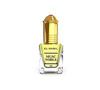 EL NABIL Noble Musc El Nabil Parfum à l'huile 5 ml (sans alcool, de qualité supérieure, oriental, arabe, oud, misk, musc, parfum naturel, ambre, bois d'aigle, éthéré, attar scent)