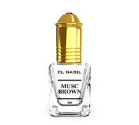 Musc Brown Parfum El Nabil Misk Musc Musc Huile parfumée pour homme et femme 5 ml