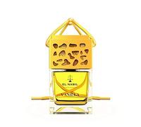 El Nabil Parfum noble à base de musc et de vanille, pour voiture, 6 ml, de qualité supérieure, avec capuchon diffuseur de parfum en bois, aux huiles essentielles