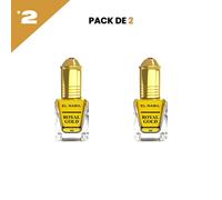 el Nabil - Royal Gold - Parfum Concentré Sans Alcool, 2*5ml