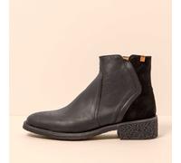 El naturalista Bottes à lacets à talon haut N5946 MULTI LEATHER BLACK / IRATI couleur Noir