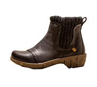 El Naturalista Femme Bottines Chelsea Yggdrasil, Dame Bottines,Semelle intérieure Amovible,Demi-Bottes,Bottines,fourré,Black,38 EU / 5 UK