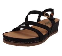 El Naturalista Femme N5855 PICUAL Sandales Compensées, Black, 39 EU