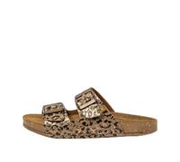 El Naturalista Mixte N5797 Balance Sandale Plate, Gold Leopard, 46 EU Large
