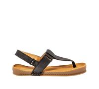 El Naturalista N6004 Horizon Sandales plates unisexes, noires, 37 EU