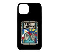 El Nido Palawan Drapeau des Philippines Tropical Island Voyage Coque pour iPhone 13