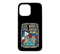El Nido Palawan Drapeau des Philippines Tropical Island Voyage Coque pour iPhone 13 Pro Max