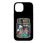 El Nido Palawan Drapeau des Philippines Tropical Island Voyage Coque pour iPhone 14