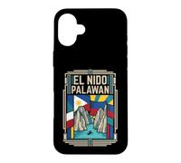 El Nido Palawan Drapeau des Philippines Tropical Island Voyage Coque pour iPhone 16 Plus