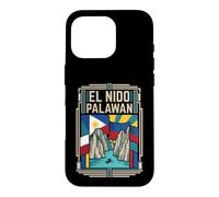 El Nido Palawan Drapeau des Philippines Tropical Island Voyage Coque pour iPhone 16 Pro