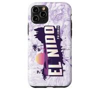 El Nido Palawan - Souvenir rétro de l'île des Philippines Coque pour iPhone 11 Pro