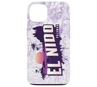 El Nido Palawan - Souvenir rétro de l'île des Philippines Coque pour iPhone 13