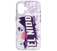 El Nido Palawan - Souvenir rétro de l'île des Philippines Coque pour iPhone 16