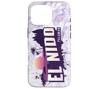 El Nido Palawan - Souvenir rétro de l'île des Philippines Coque pour iPhone 16 Pro