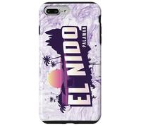 El Nido Palawan - Souvenir rétro de l'île des Philippines Coque pour iPhone 7 Plus/8 Plus