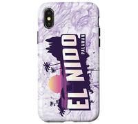 El Nido Palawan - Souvenir rétro de l'île des Philippines Coque pour iPhone X/XS