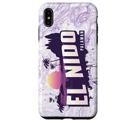 El Nido Palawan - Souvenir rétro de l'île des Philippines Coque pour iPhone XS Max