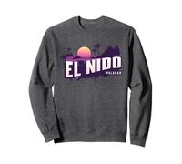 El Nido Palawan - Souvenir rétro de l'île des Philippines Sweatshirt