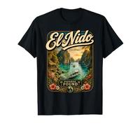 El Nido, Philippines, Voyage Vintage sur Une île Tropicale, El Nido T-Shirt Graphique avec Valeur