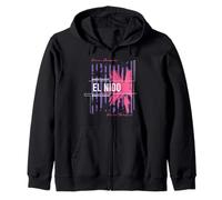 El Nido Vacation Vacances Drapeau Philippines Sweat à Capuche