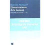 El Ocultamiento De Lo Humano: Repugnancia, Vergüenza Y Ley - Nussbaum, Martha C. Nussbaum, Martha C (Auteur)