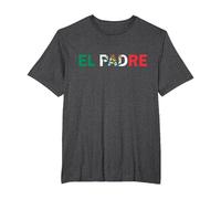 El Padre Cadeau d'anniversaire pour la fête des pères T-Shirt, Homme Grandes Tailles, Chiné Foncé, 5X Tall