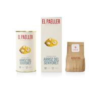 EL PAELLER - Préparation Riz du Senyoret | Cuisiné Artisanalement au Feu de Bois | Ingrédients 100% Naturels | Pour 2-3 Personnes | Facile à Préparer en seulement 18 Minutes | Sans Gluten