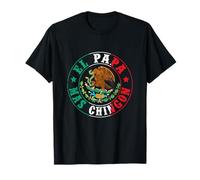 El Papa Mas Chingon Dia Del Padre Papa Mexicain Fête des Pères T-Shirt