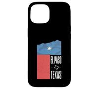 El Paso Texas Drapeau Texas rétro stylisé Vintage Texas Coque pour iPhone 15