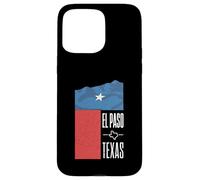 El Paso Texas Drapeau Texas rétro stylisé Vintage Texas Coque pour iPhone 15 Pro Max